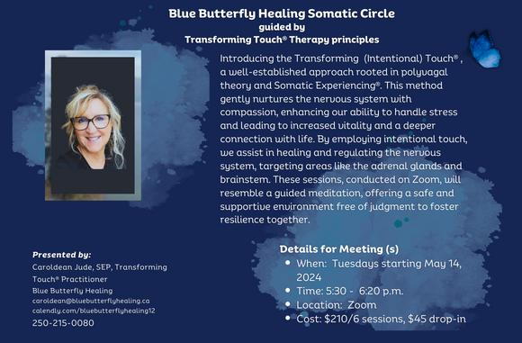Blue Butterfly Healing Somatic Circle