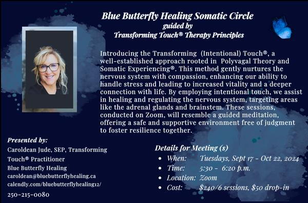 Blue Butterfly Healing Somatic Circle